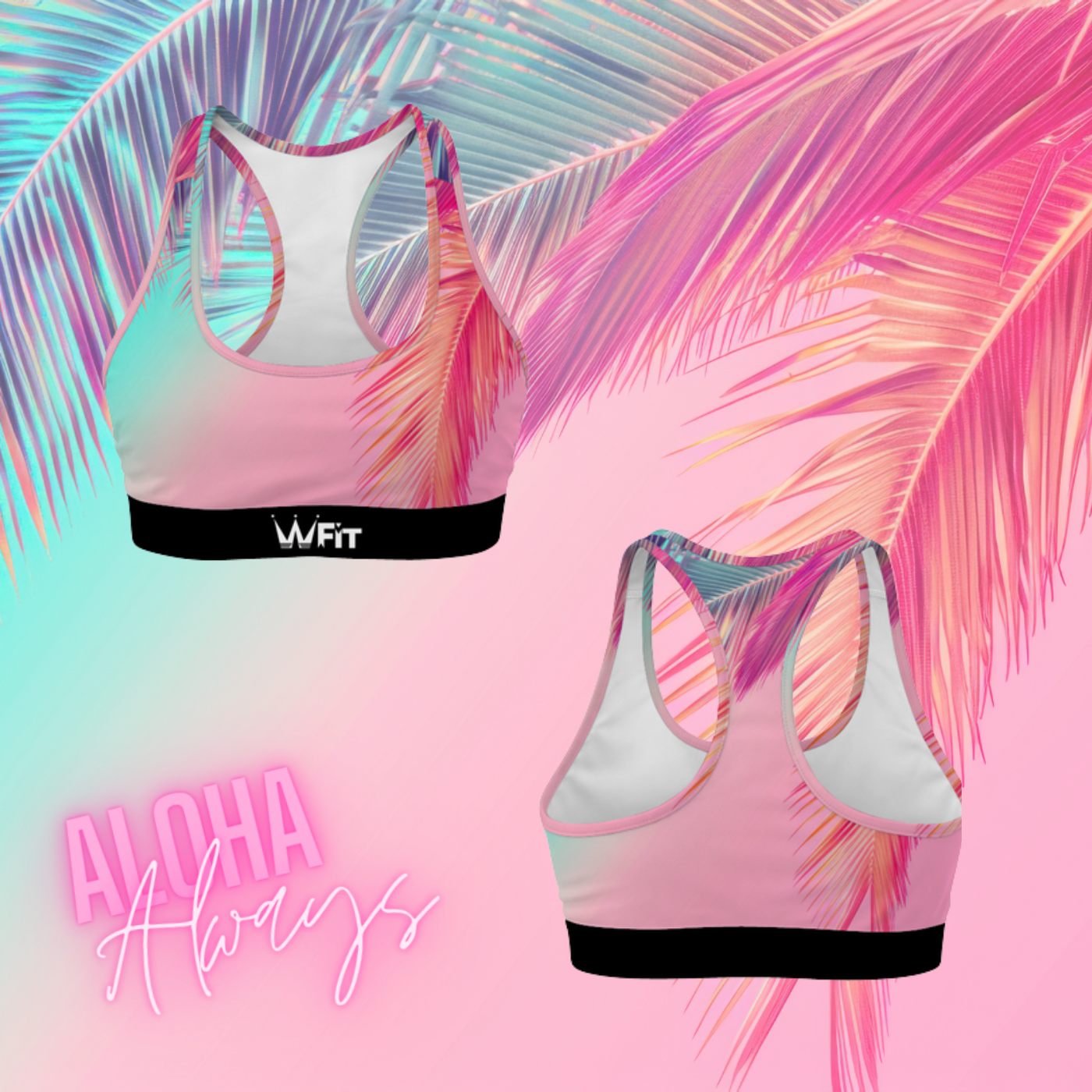 Paradise Glow – Women’s Sports Bra (Preorder)