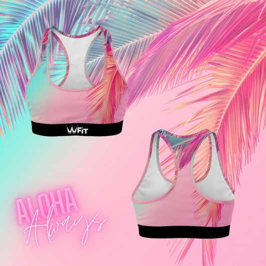 Paradise Glow – Women’s Sports Bra (Preorder)